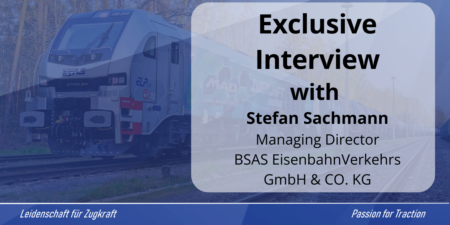 Exclusive interview with Stefan Sachmann from BSAS about his experiences with the EuroDual and collaboration with European Loc Pool